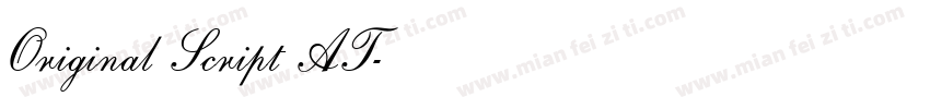 Original Script AT字体转换